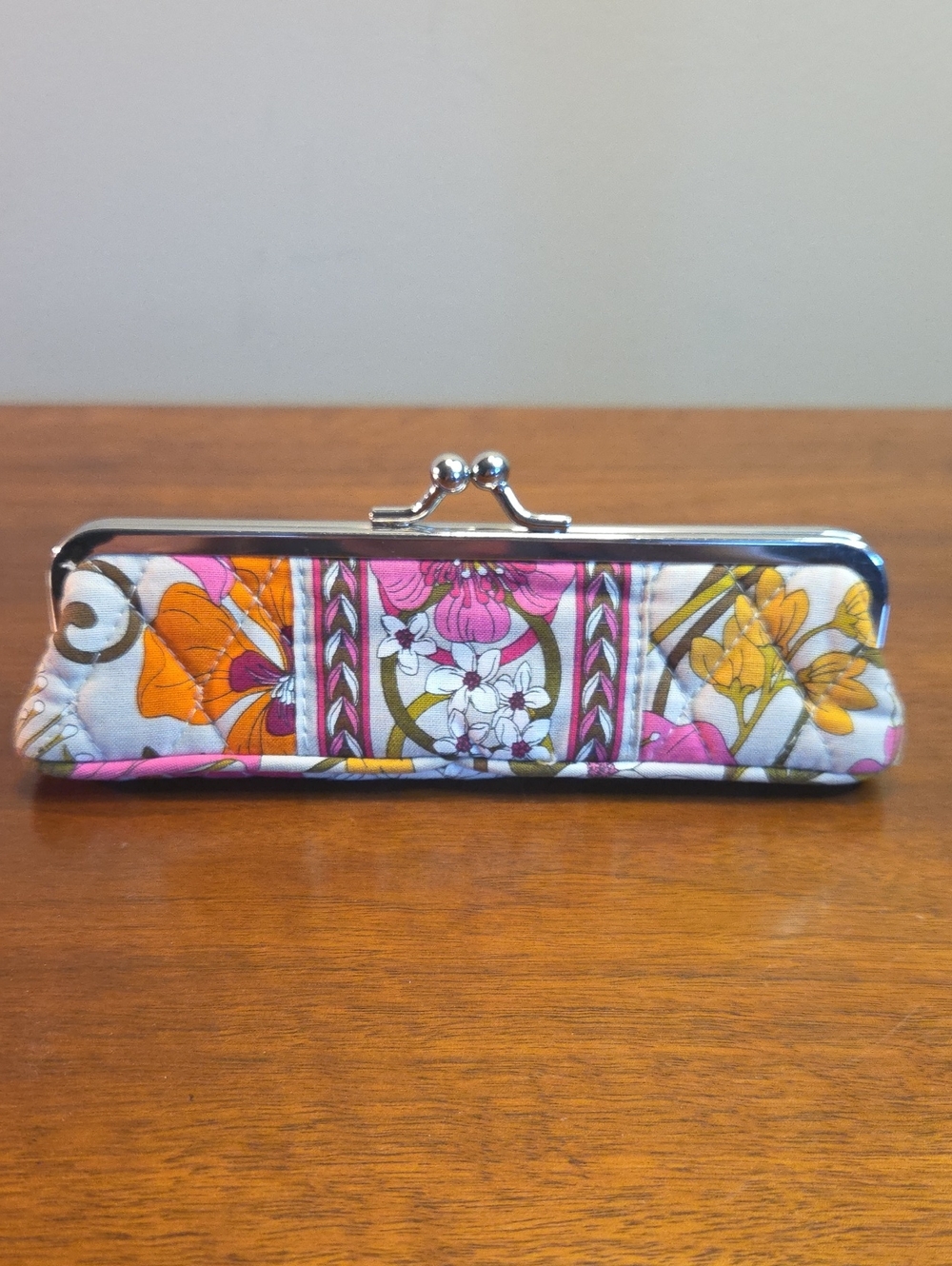 Vera Bradley Tea Garden Kiss Lock Coin Purse Retired